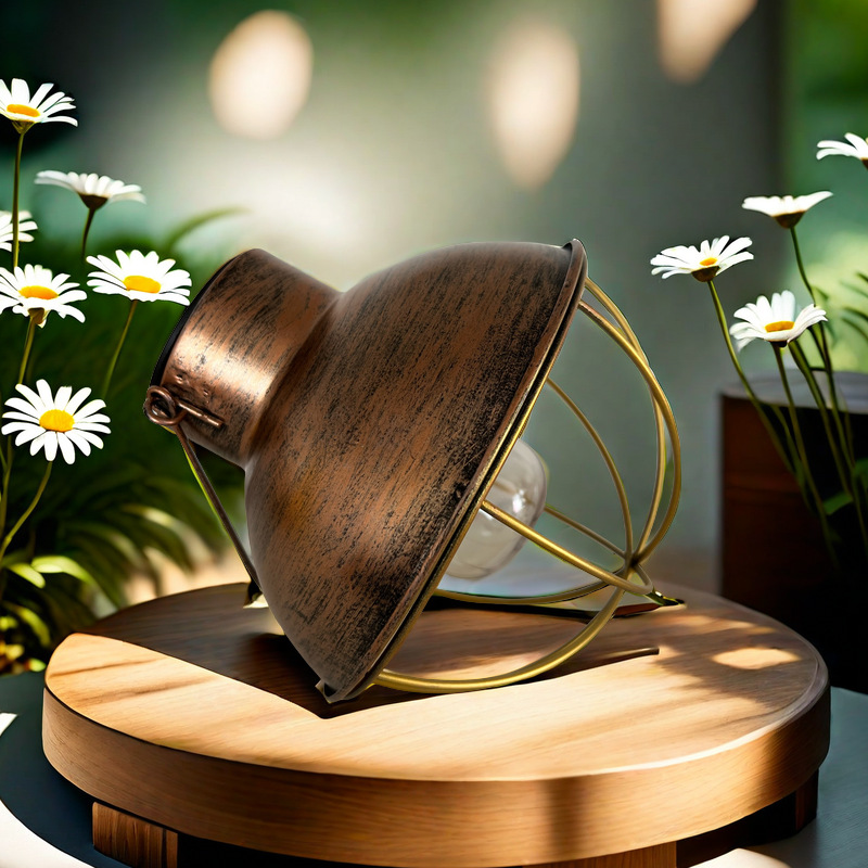 태양광 복고풍 광부 램프 정원 조명