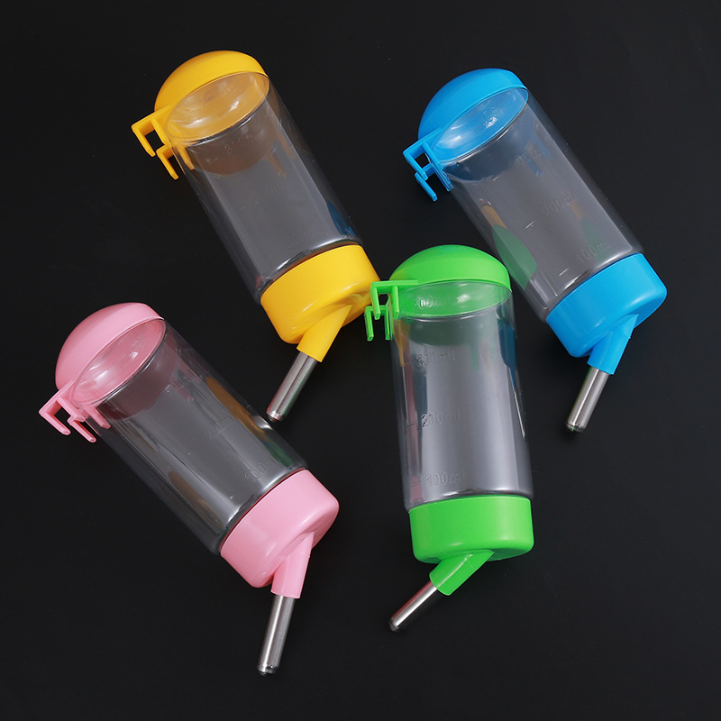 Botella de agua para perros para mascotas colgantes de bebidas de agua para gatos y perros colgantes de jaula de hervidas de agua 400ML fábrica directa