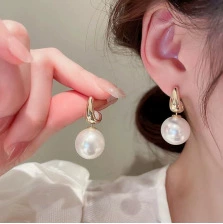 Серьги, интернет-знаменитость, простой и элегантный дизайн, стиль высокого качества, яркий запоминающийся стиль