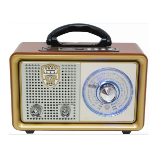 Home desktop radio cross-border retro card portable wireless Bluetooth Multi-band MP3 playback Radio