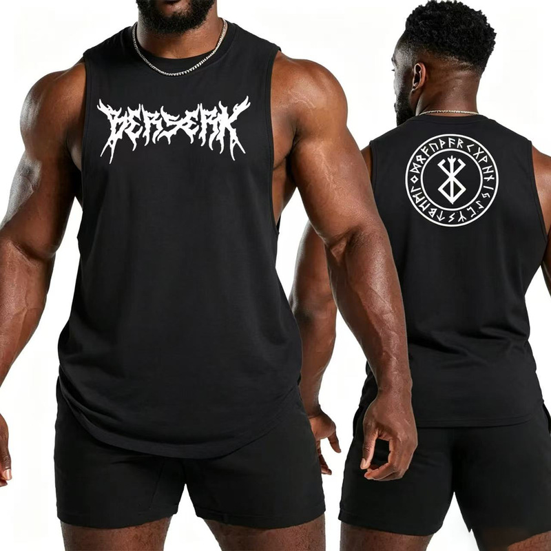 Amazon Quick-Drying Vest Men's Compression Tight-Fitting Elastic Sci-Fi Sports Fitness Clothing Training Basketball Fitness Running