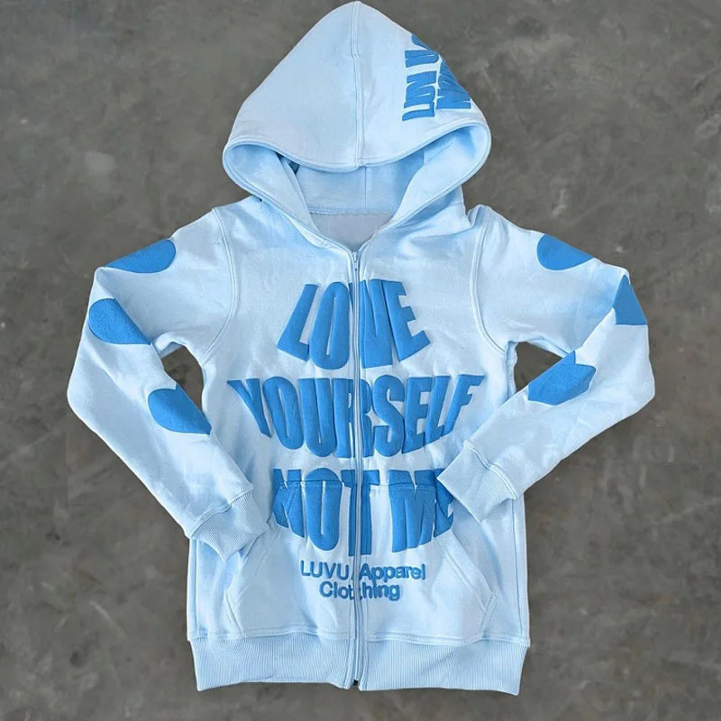 Men's Y2k Gothic Skeleton Flame Print Oversized Hoodie Streetwear_voghion.com