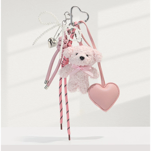 With bow, fuchsia, with little bears