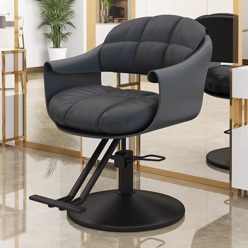 Silla de peluquería de red, salón de peluquería especial, elevación y rotación, nuevo asiento de corte de pelo de moda, silla de salón de peluquería de lujo ligera