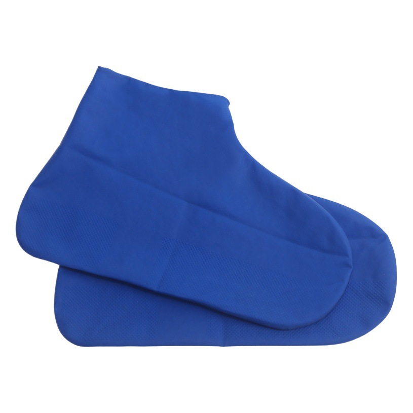 Rainproof Latex Shoe Covers, Non-Slip, Thickened, Wear-Resistant, Waterproof Rain Shoe Covers, Portable Adult Hiking and Travel Silicone Rain Boots