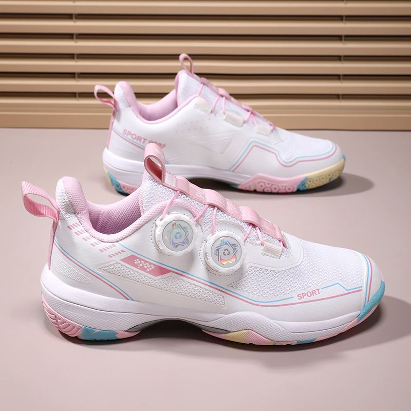Cross-Border Badminton Shoes Swivel Buckle Casual Couple Style Lightweight Table Tennis Sneakers Men's Tennis Game Training Shoes Cross-Border Badminton Shoes Swivel Buckle Casual Couple Style Lightweight Table Tennis Sneakers Men's Tennis Game Training Shoes