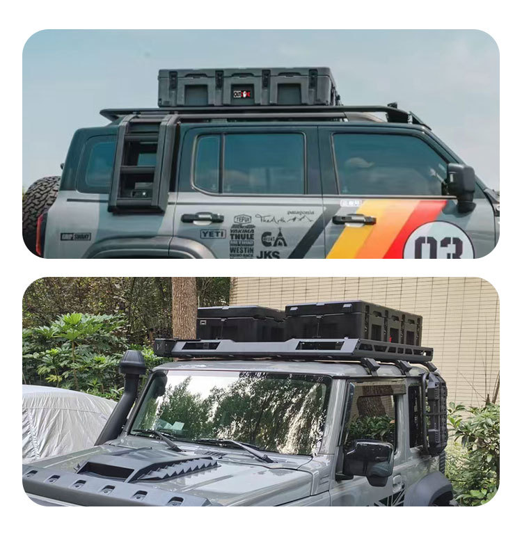 Outzone Roof Equipment Box Explosion-Proof Box 122 Liters Australian-Style Equipment Box Anti-Fall Waterproof Car Storage Box
