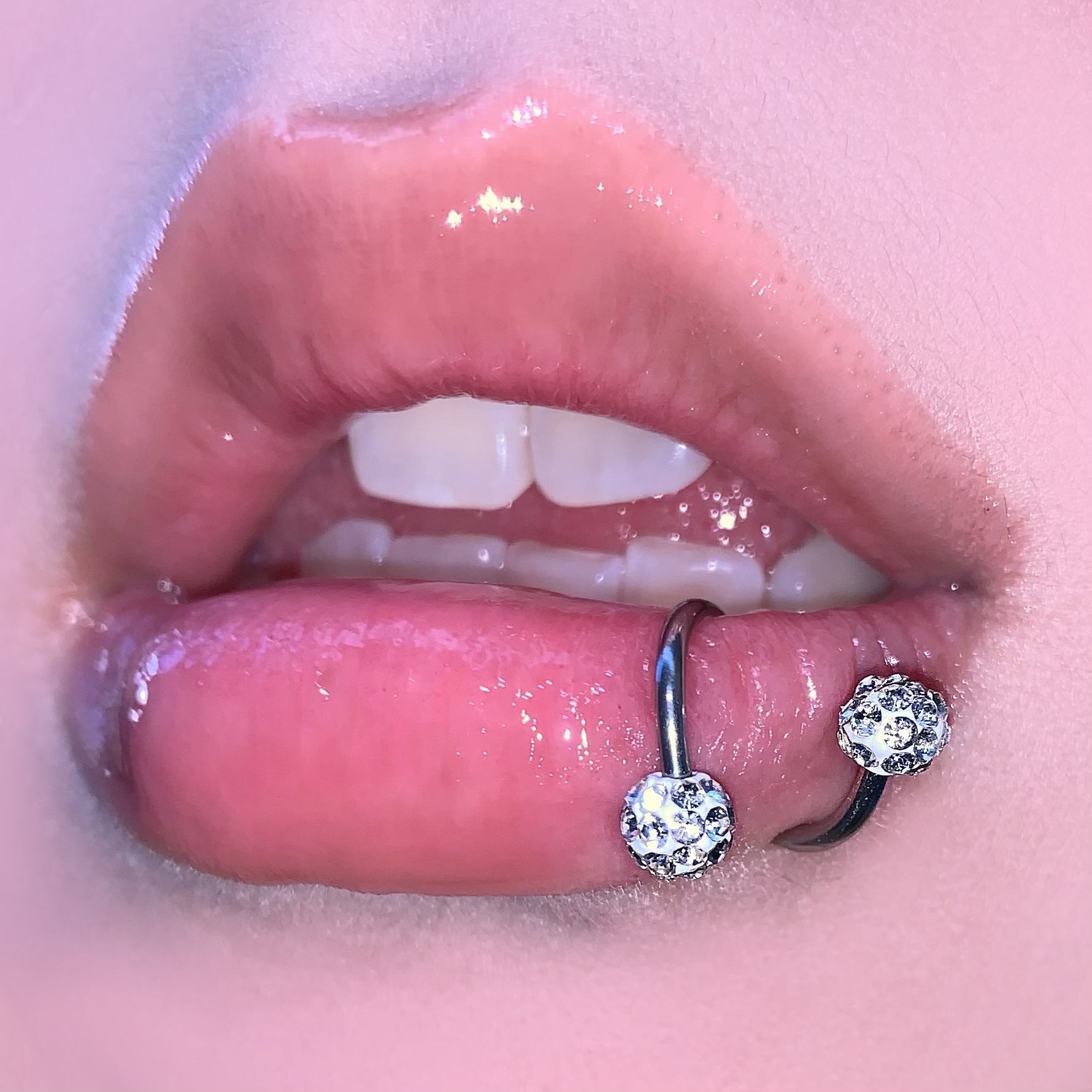 Flash Mud Ball S-Ring Lip Ring S-Shaped Ear Bone Ring Super Flash S-Hoop Lip Nail Small Sweet Cool Hot Girl Piercing Jewelry Wholesale detail image 14