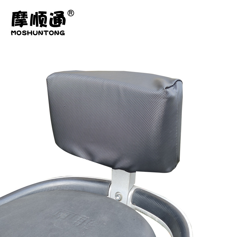 Sponge Pad Universal – Universal Elektromobil üçün bamper qoruyucu yastıqlar - black-dark-pattern-thick-pad-backrest-cover