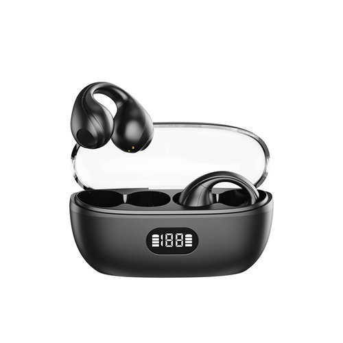 Ear clip type true wireless digital display high quality TWS binaural bilateral 5.3 stereo charging compartment Bluetooth headset new style