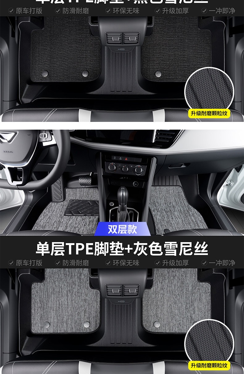 tpe car floor mats for Roewe RX5, RX3, Roewe I5/I6/Ei5, Roewe 350/360/550, Roewe D5, XD7, D6