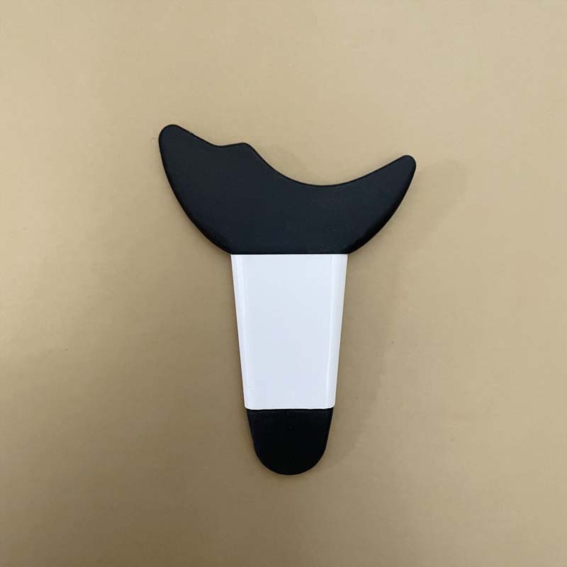 Novato dibujo de línea de ojos ayudante de maquillaje de ojos crescente multi-energía magia aplicación de sombra de ojos cepillo máscara belleza de la placa de acero