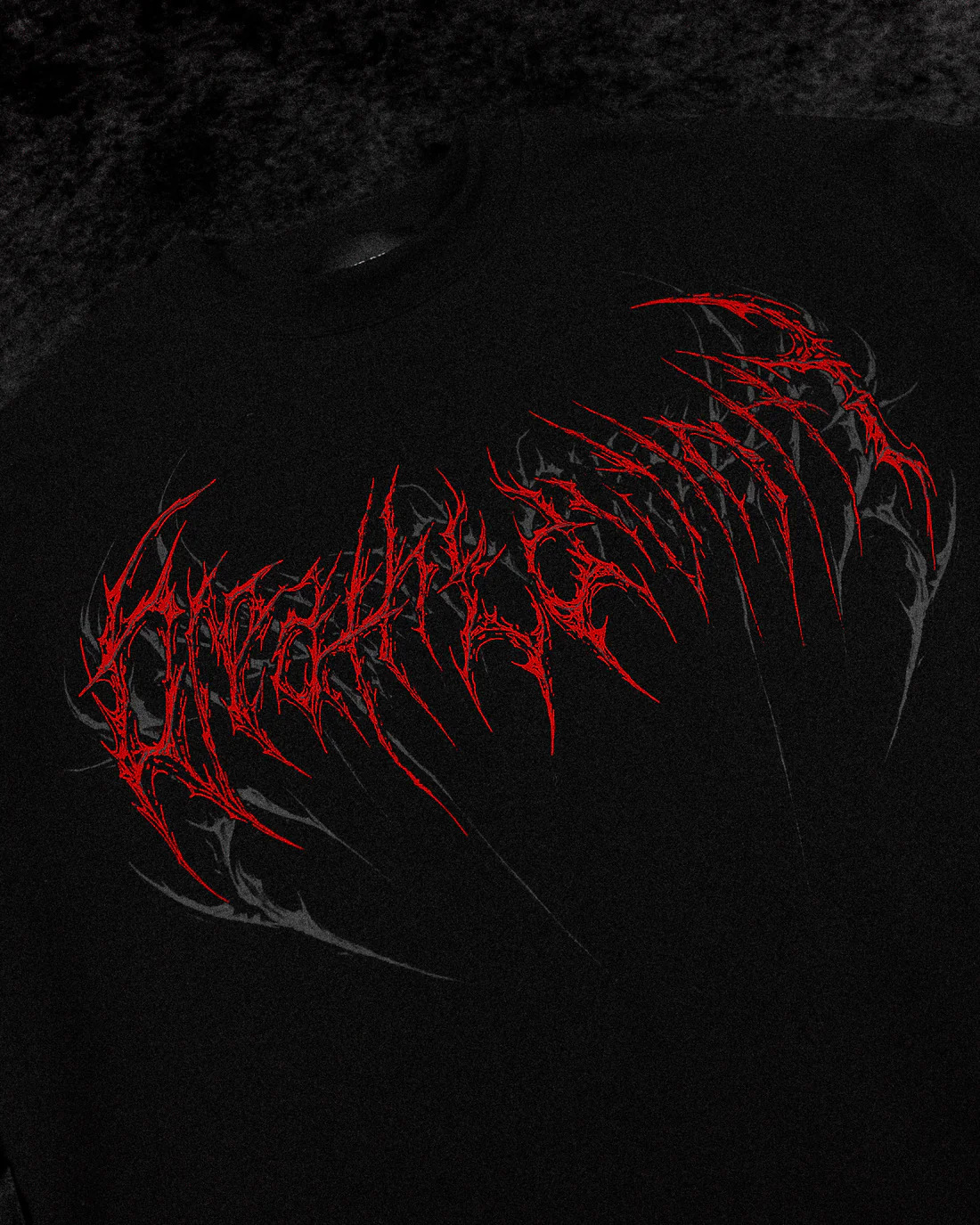 Breathedivinity Men's Oversized T-Shirt Dark Style American Trendy Brand Sports Casual Cotton Printed Short Sleeve 008_viptrois.com