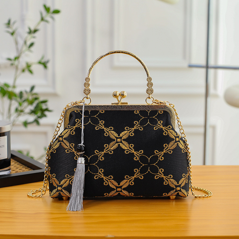 Borsa da sera, tracolla, cheongsam, regalo per sfilata in diretta streaming, borsa da donna_voghion.com