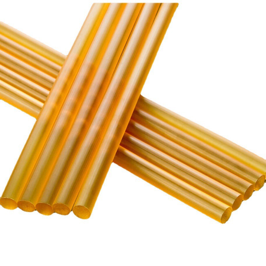 琥珀色高温热熔胶棒 电子胶条 高温150°电子棒 厂家直销