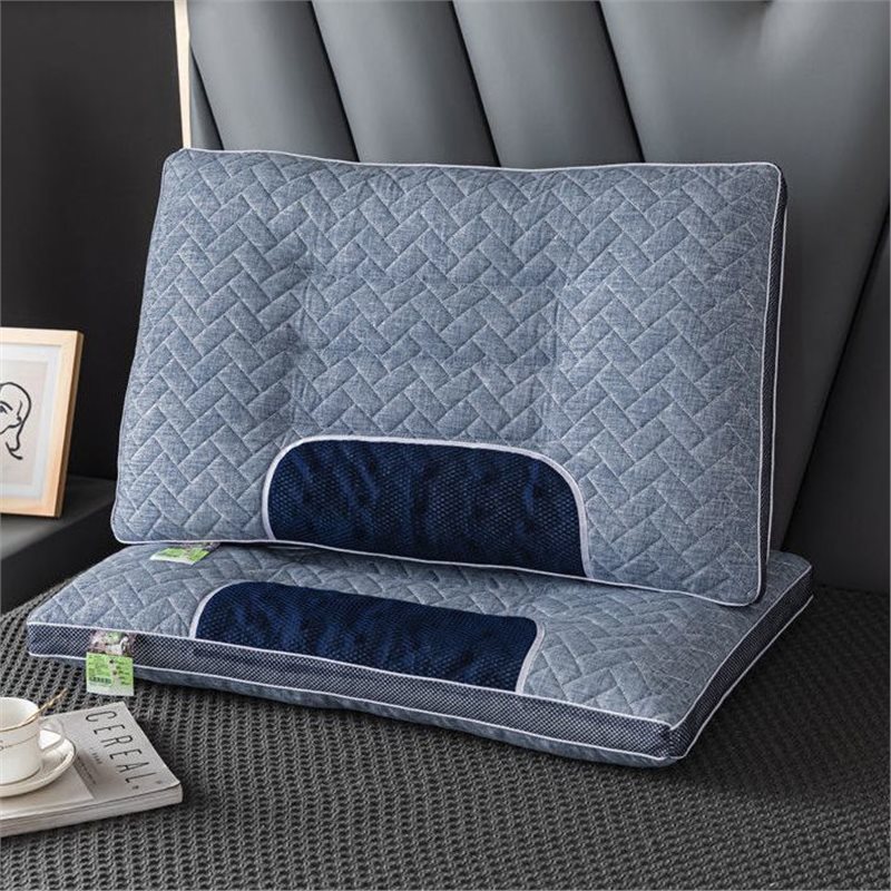 阳离子乳胶功能枕头枕芯成人家用磁疗保健护颈单人学生磁石不变形