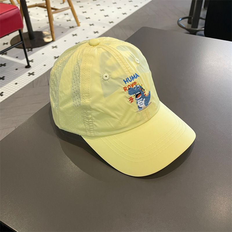 Sombrero para niños verano versión coreana de la gorra de todo fósforo delgada de secado rápido para hombres y mujeres, sombrilla linda para bebés, gorra de béisbol transpirable