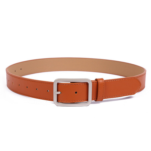 ins Hong Kong style cool belt male trend young people student Korean version versatile simple cool belt female Korean personality black
