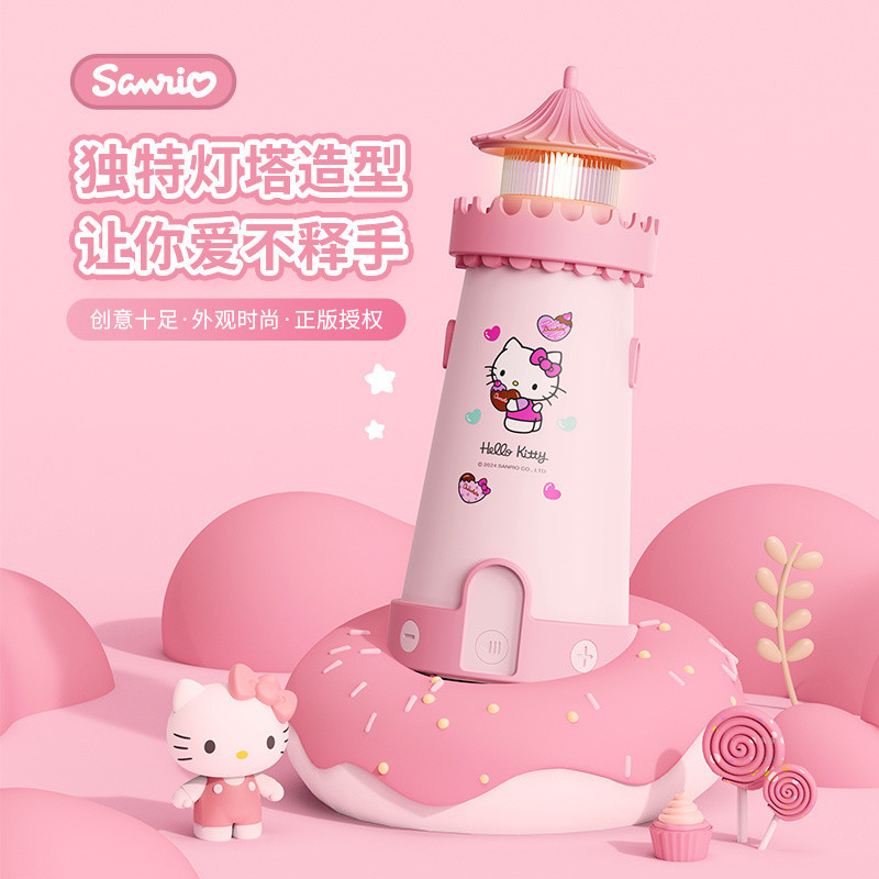Hello Kitty Genuine Authorized Bluetooth Speaker Retro High Color Value Lighthouse Small Sound Birthday Girl