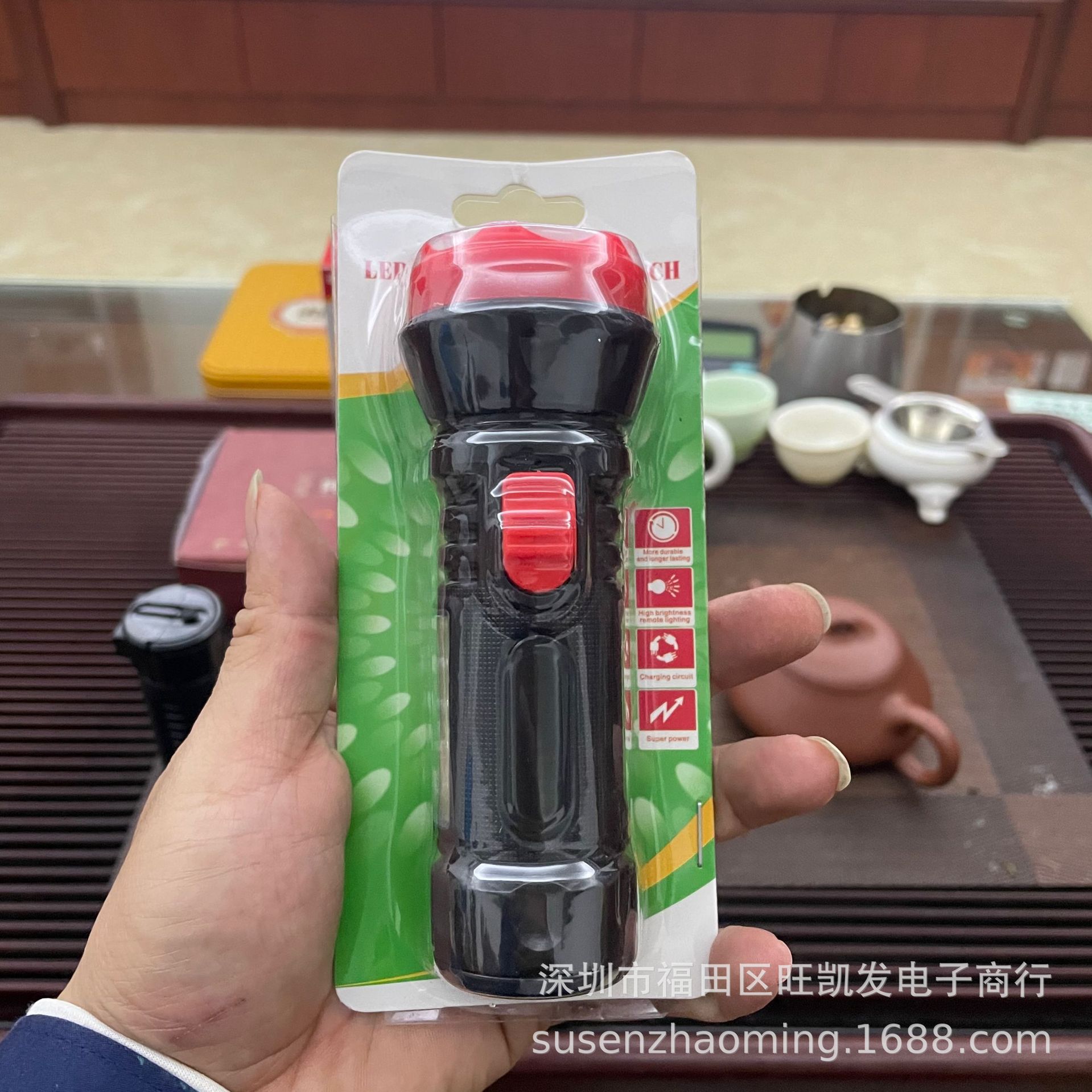 LED手电筒 宝莲灯+侧灯