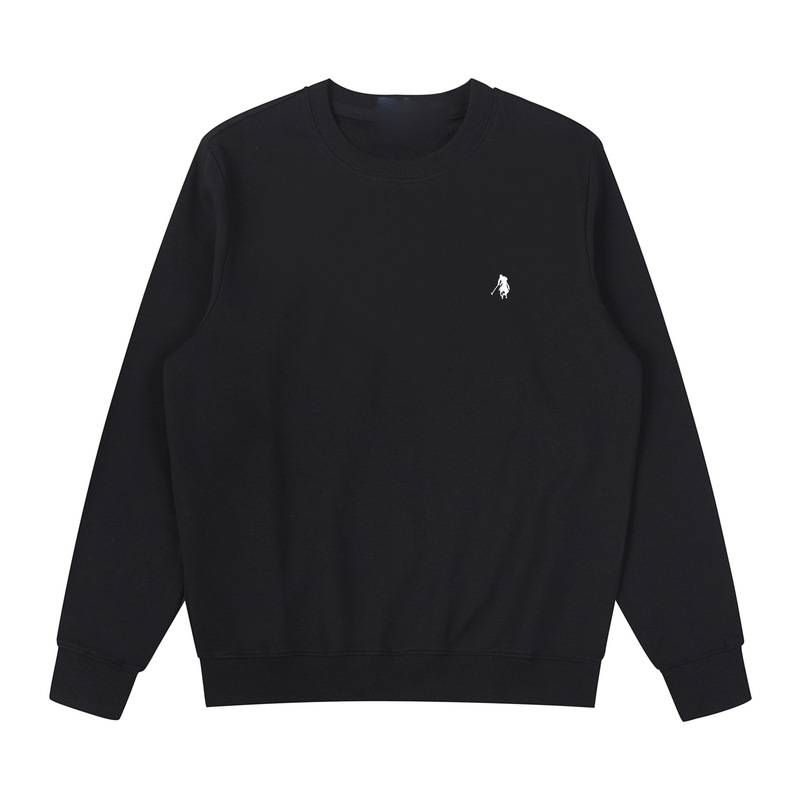American-Style Casual Spring and Autumn Polo Thin Long-Sleeve Sweatshirt, Unisex Round-Neck Pure Cotton Solid Color Pullover Versatile Sweatshirt American-Style Casual Spring and Autumn Polo Thin Long-Sleeve Sweatshirt, Unisex Round-Neck Pure Cotton Solid Color Pullover Versatile Sweatshirt