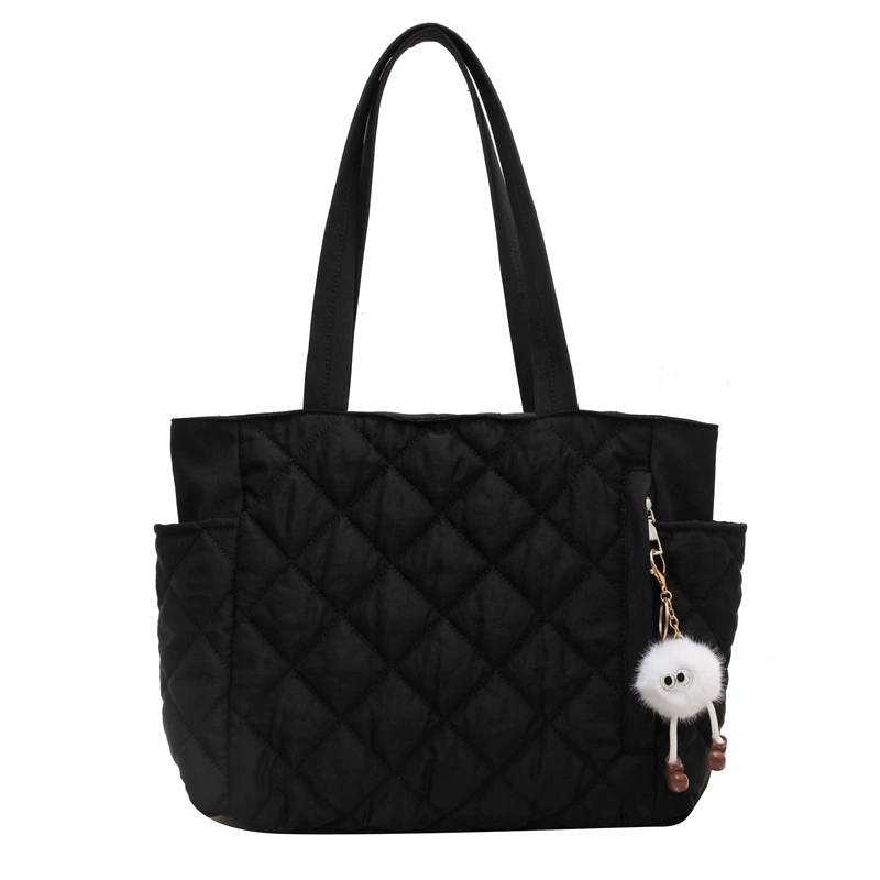 Water repellent protective bag with diamond pattern, universal one-shoulder bag