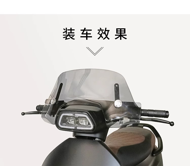 Wangye Arena Platypus Motorcycle Modified Windshield Aluminum Alloy Anti-Fall Rack Backrest Rack