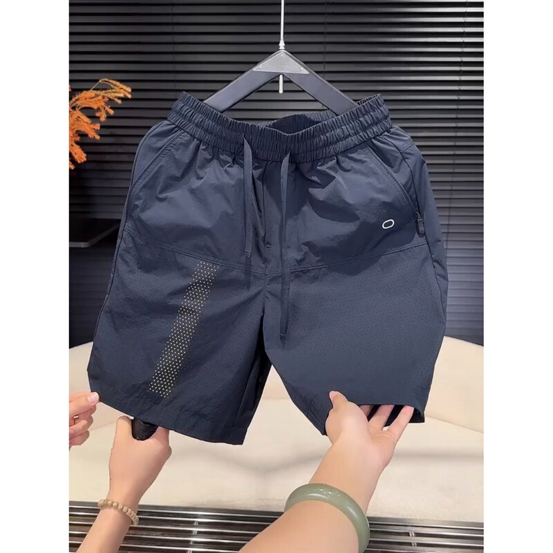 Men's Summer Outdoor Shorts, Straight-Cut, Trendy, Exquisite Print, Light Luxury, Simple Five-Point Pants, Men's Casual Mid-Length Pants Men's Summer Outdoor Shorts, Straight-Cut, Trendy, Exquisite Print, Light Luxury, Simple Five-Point Pants, Men's Casual Mid-Length Pants