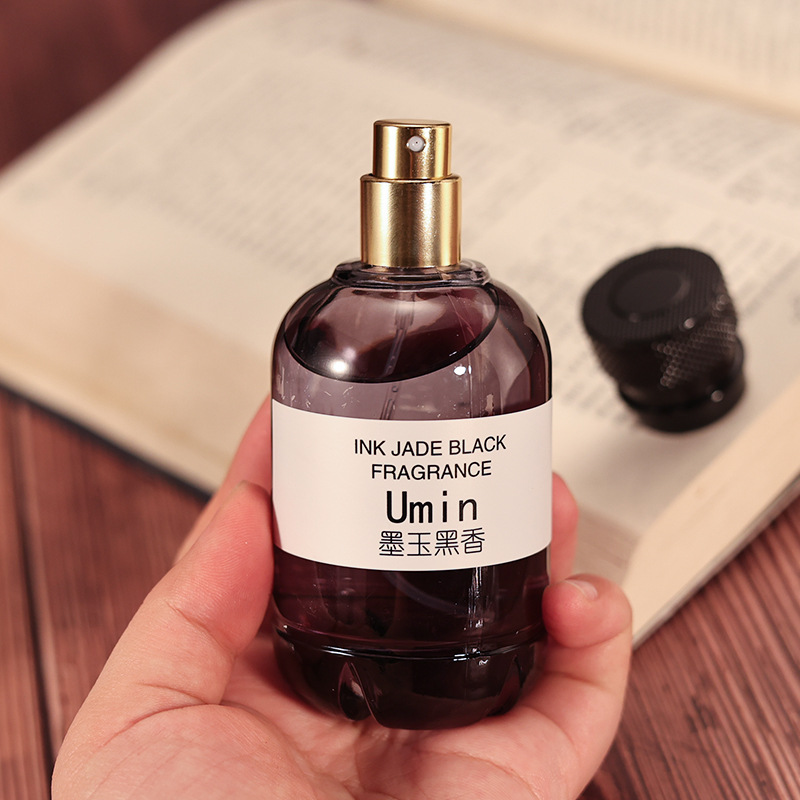 Perfume al por mayor Jade oscuro negro fragante agua en línea popular de larga duración fresco madera tono estudiante luz perfume fragancia 50ml