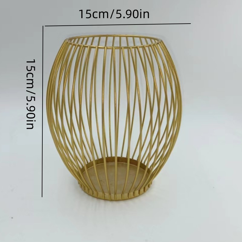 Vela de Amazon transfronteriza Spot Venta caliente Decoración del hogar Artesanía de metal de hierro forjado de estilo europeo Decoración de sala de estar