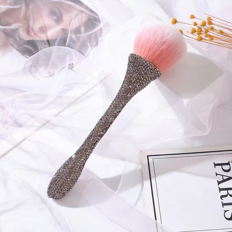 Nuevo cepillo de maquillaje en polvo suelto de gran tamaño solo en stock cubilete rubor cepillo trabajador de belleza