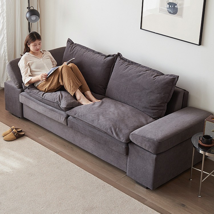 Sofa Bed Small Apartment Foldableable Dual-Purpose Multi-Purpose Living Room Study Classy with Mattress 2025 New Style