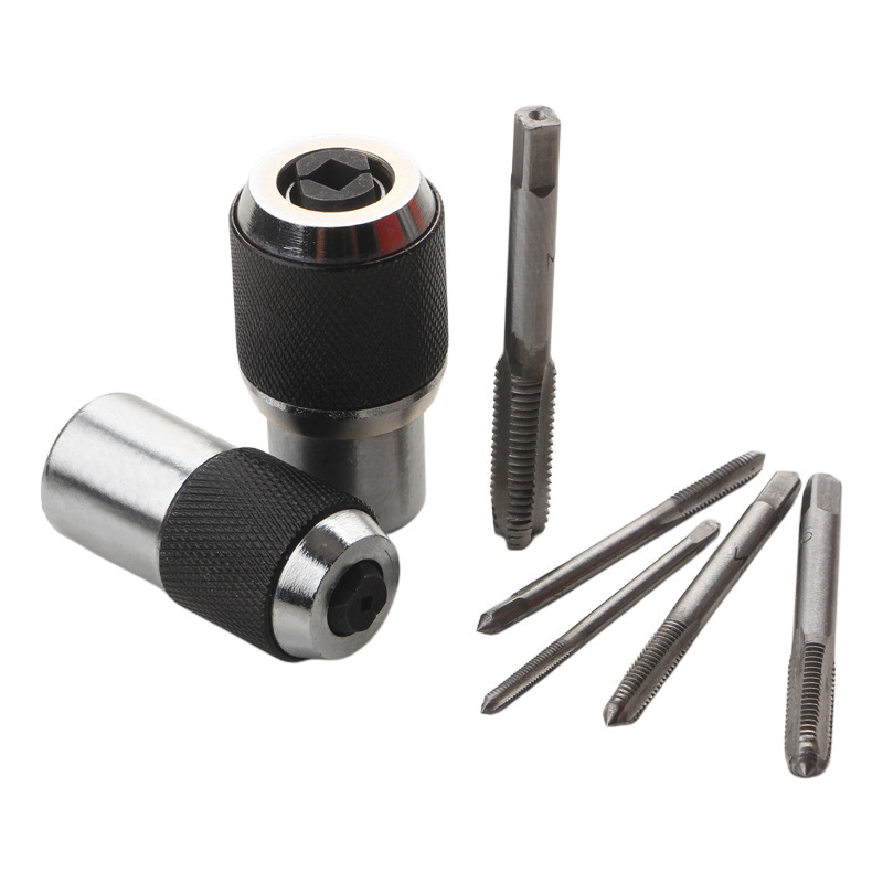 タップチャック 調整式タップソケット 6-1/2 内穴 3/8 タップ変換取り出し工具|undefined
