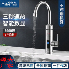 家庭用キッチンガードステンレス電気蛇口は熱式三秒速熱蛇口冷熱両用国境を越えた対外貿易である