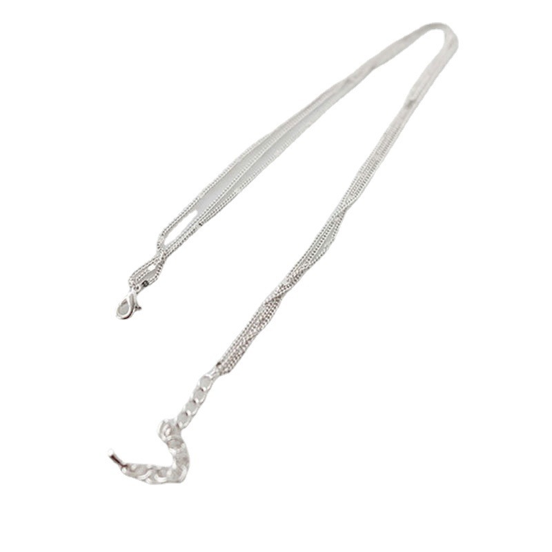 South Korean simple necklace multi-layer necklace personality temperament short clavicle chain
