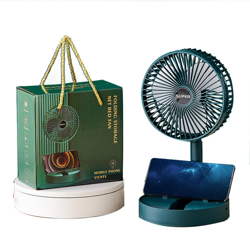 Goddess Day Gift USB Desk Fan Portable Mini Electric Fan with Adjustable Speeds