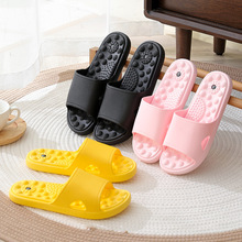 新款凉拖鞋男女士居家情侣防滑软底塑料按摩家用冲凉浴室拖鞋批发