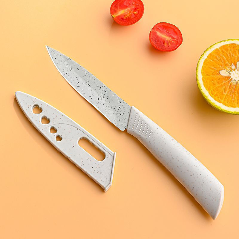 15cm 밀짚 과일칼 [칼커버 포함]