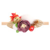 Children's elastic nylon headband, European style, flowered, dress up