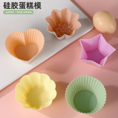 シリコンケーキ金型食品級焙煎餅蒸し餅米餅は桂花菓子の小さな磨かれたタルトマッフェンカップを作る