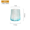Japanese -style water cup handmade colorful household whiskey glass thick bottom ion plating water juice cup creative glass female
