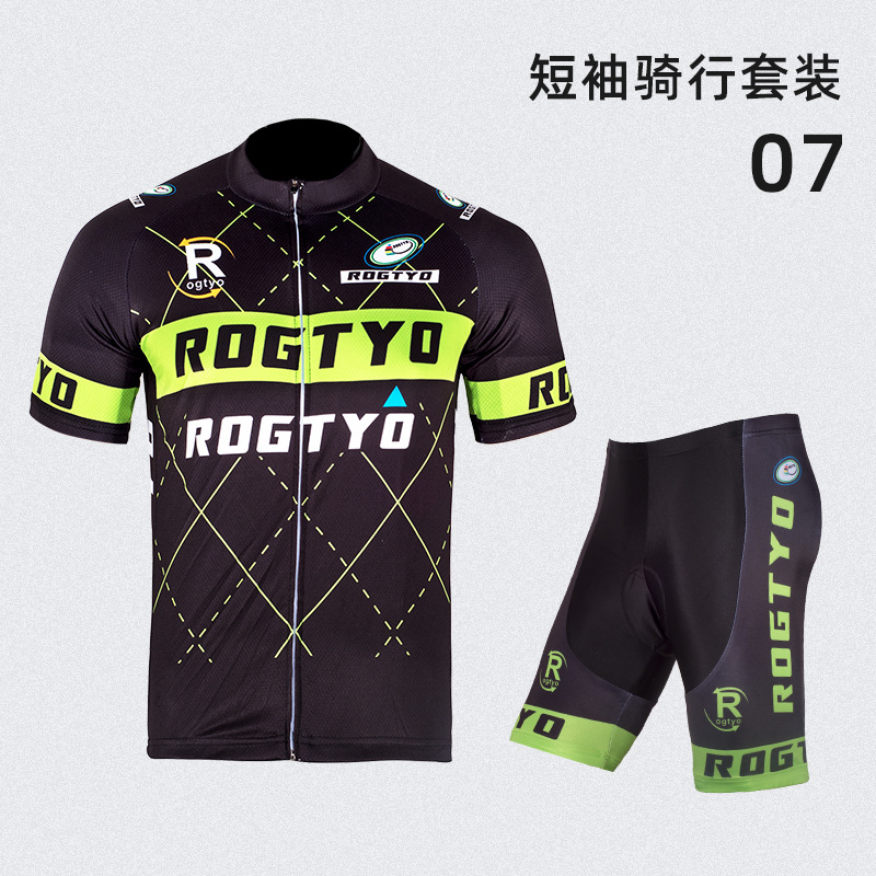 traje de ciclismo conjunto de verano mangas cortas pantalones cortos hombres y mujeres carretera de montaña ropa de ciclismo secado rápido uniforme de equipo de ciclismo