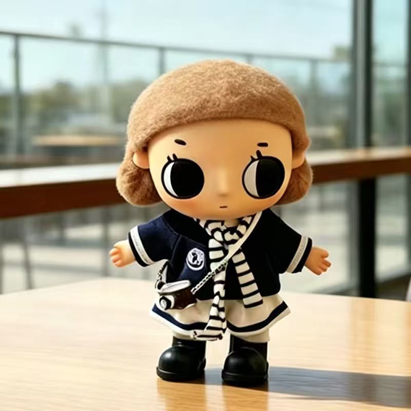 Only Doll Clothes/Nyota Artistic Tata Doll Clothes Little Moment Doll Outfit Set Blue and White Navy Cute and Stylish Outfit Set