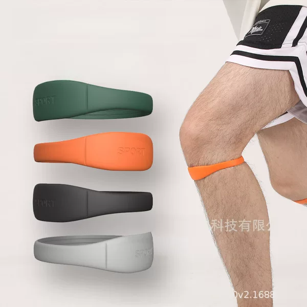 Thin patella belt basketball knee force belt patella knee joint rope ring rubber band Sports kneecap elastic fixed kneecap