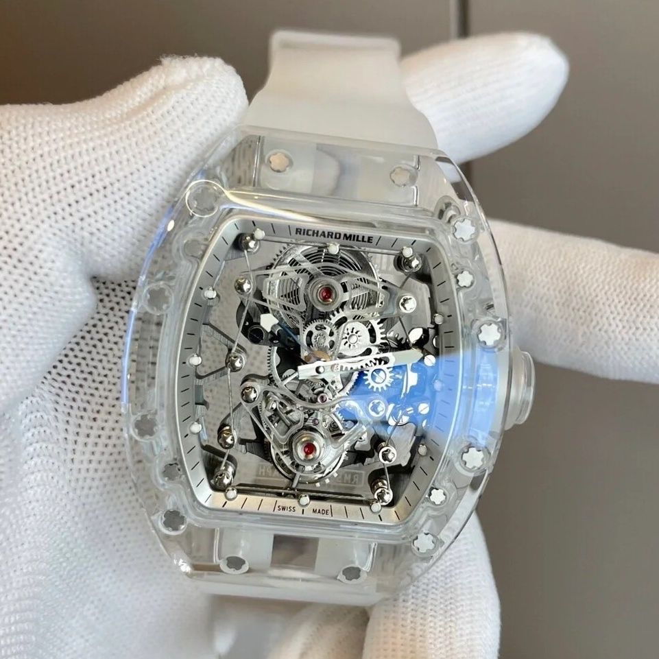 Richard Mille Fully Automatic Skeleton Limited Edition Men's Barrel Fashion Watch Father's Day Limited Edition