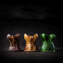 �羳Leather Corset Pencil Cup Ƥ��o�������U�P���PͲ�ռ{��