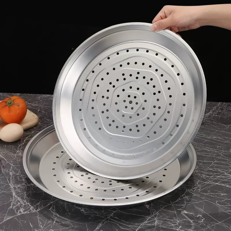 201不锈钢炒锅专用蒸盘锅内蒸架子蒸片蒸屉隔网蒸笼托盘通用蒸格