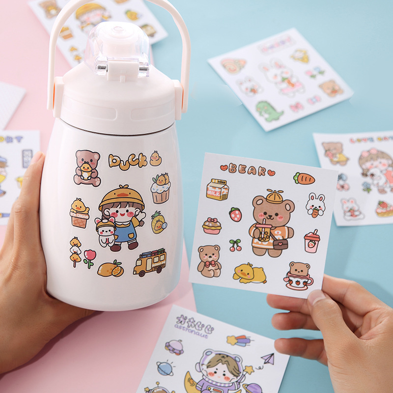 Cute cartoon sticker