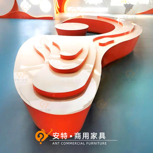 Showroom Island Display Stand Factory Sample Display Cabinet Commodity Product Display Cabinet Paint Exhibition Stand Table Customization
