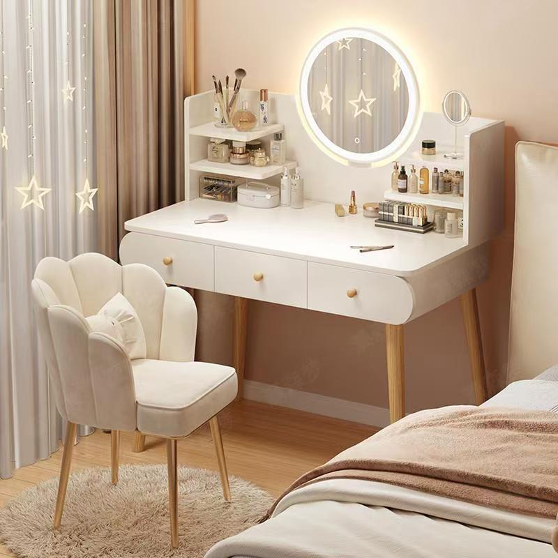 Dressing Table Modern Bedroom Simple Small Makeup Cabinet Integrated Small Apartment 2025 New Model Makeup Table Dressing Table